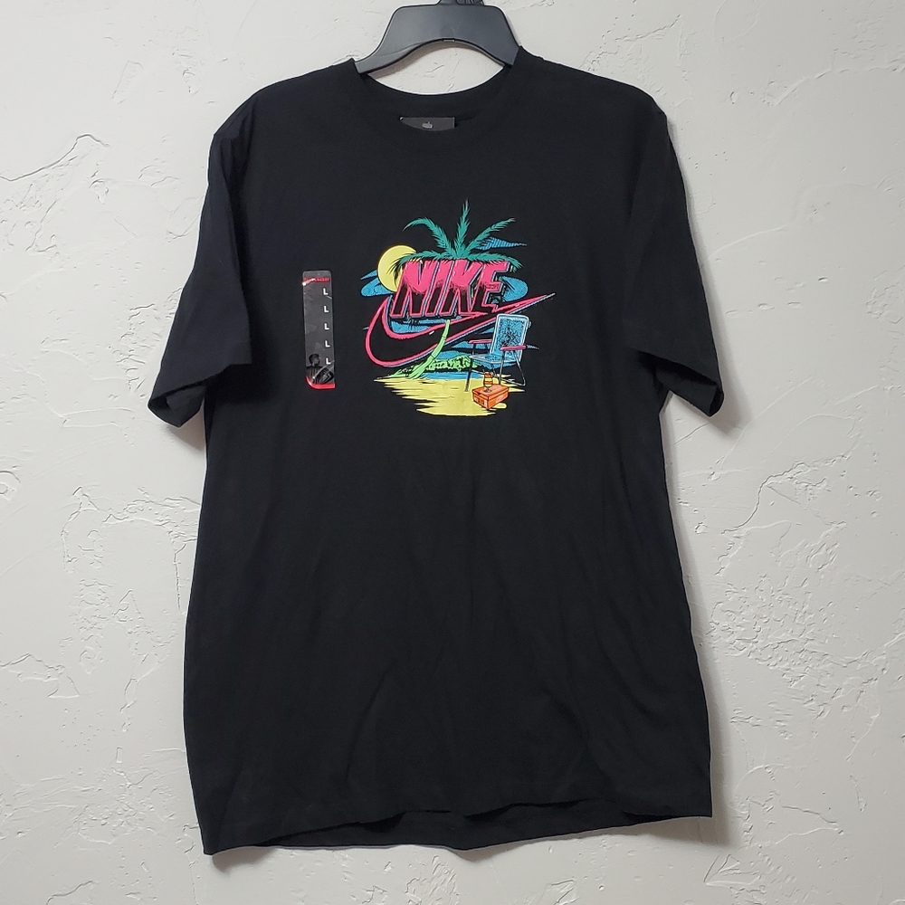 Nike Mens T-Shirt Large Multicolor